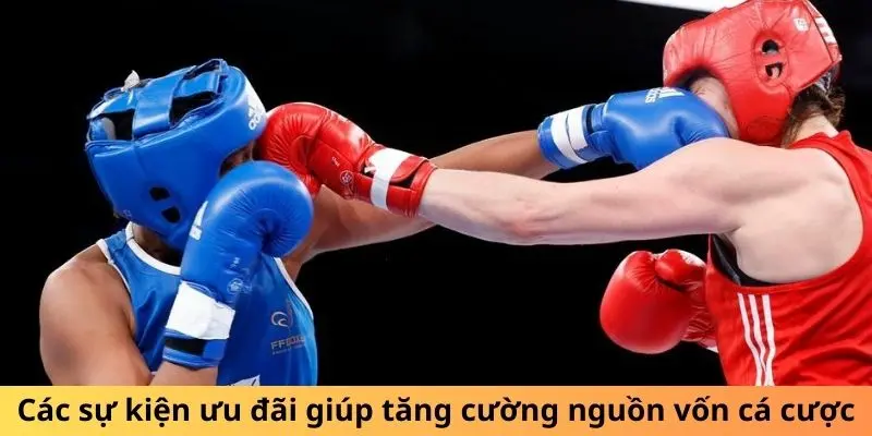 Các sự kiện ưu đãi giúp tăng cường nguồn vốn cá cược